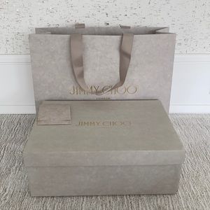 Empty JIMMY CHOO Box with Card Holder